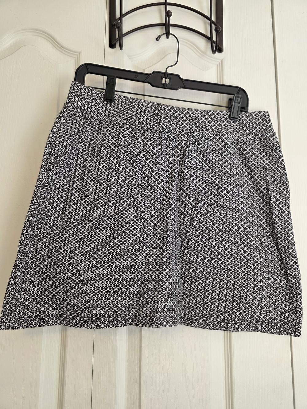 croft & barrow Black and White Mini Skirt